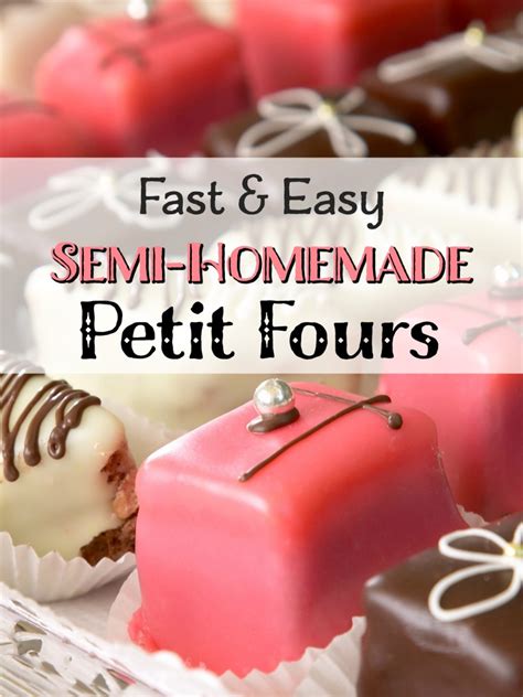How to spell petit fours